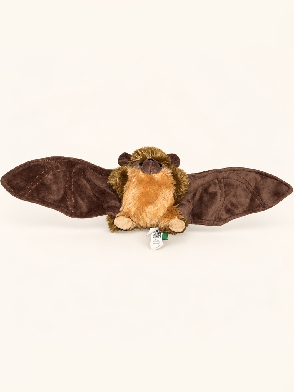 Wild Republic Brown Bat Plush Stuffed Animal 18” Wingspan